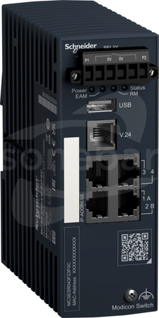 Modicon Redundancy Switch 4TX - Coated Switch