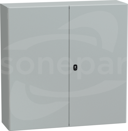 OBUDOWA SPACIAL 3D Z PŁYTĄ 1000X1000X300 2 DRZW.RAL7035 metalowa