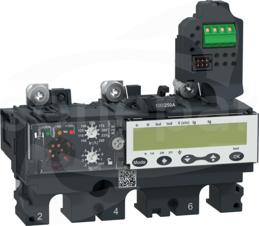 NSX250 AC 3P3D 250A 6.2E Wyzwalacz elektroniczny