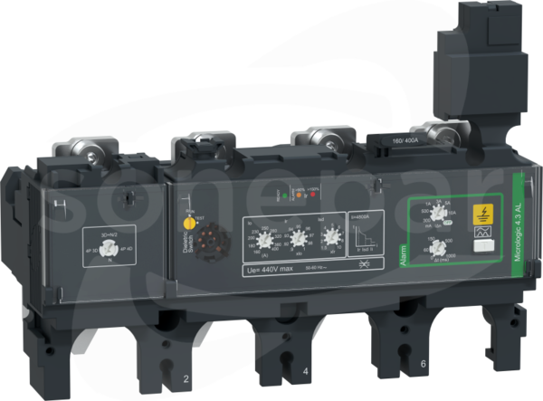 Micrologic 4.3AL, 4P4D, 400A, do NSX400 Zabezpieczenie elektroniczne