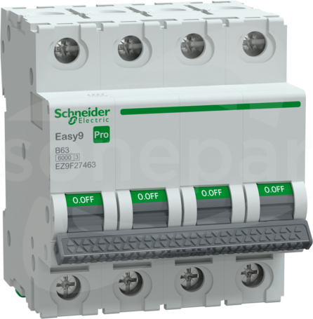 Easy9 PRO B63A 4P Wyłącznik nadprądowy