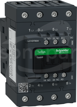 LC1DT80ABBE 80A 4NO 24VDC Stycznik 4P