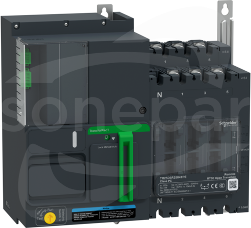 TRANSFERPACT Remote 200A 400V 3P 250A Automatyczny przełącznik zasilania