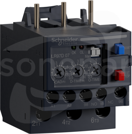 LR97D07B 1,2-7A 24VAC/DC Elektron.przeaźnik zabezp.