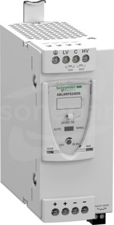 ABL8RPS24050 ZASILACZ IMPULS 100..500V/24VDC 5A