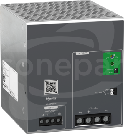 ABLU3A24400 3f 380-500V AC /24V DC 40A - 960W Zasilacz