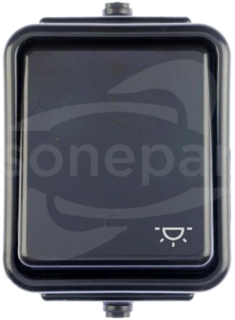 CEDAR IP44 czarny Przycisk światło