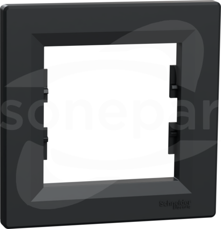 ASFORA antracyt Ramka 1-krotna