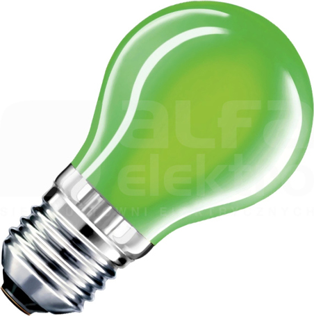 AGL 25W E27 zielony Żarówka