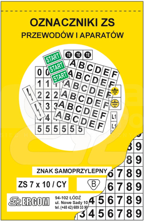 ZS 7x10/DL Znaki