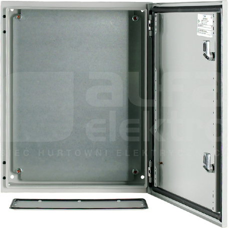 CS-54/150 500x400x150 IP66 Obudowa metalowa z płytą metalowa
