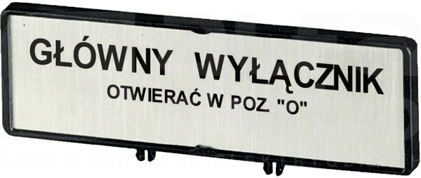 ZFS71-T0 TABLICZKA OPISOWA DODATKOWA