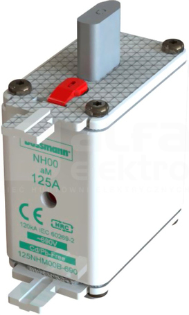 WT/NH-00 aM 80A 690V Wkładka bezpiecznikowa NH podwójny wskaźnik