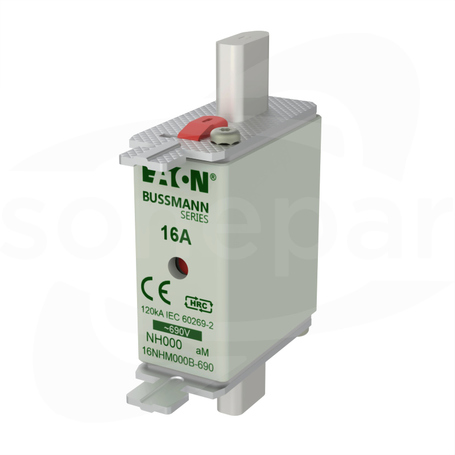 WT/NH-000 aM 16A 690V Wkładka bezpiecznikowa NH podw.wskaźnik
