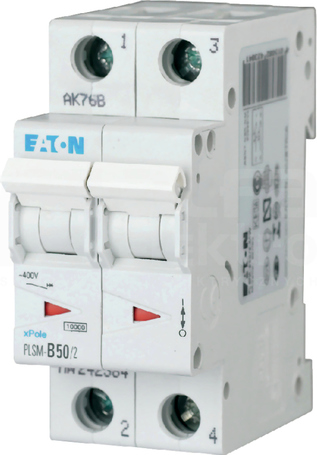 PLSM-B50/2-MW 2P B50A 10kA Wyłącznik nadprądowy