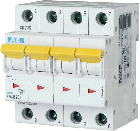 PLSM-D25/4-MW 4P D25A 10kA Wyłącznik nadprądowy
