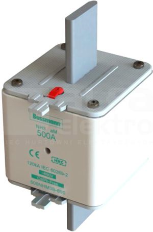 WT/NH-3 aM 400A 690V Wkładka bezpiecznikowa NH podwójny wskaźnik