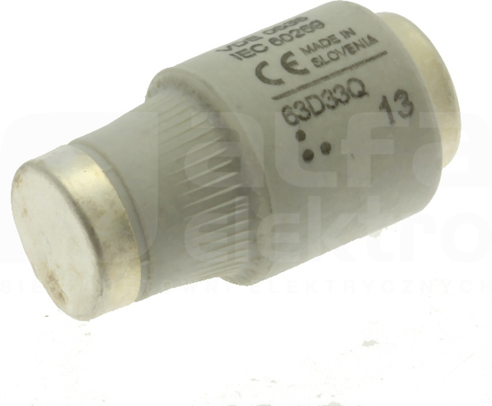 DIII T gR 500VAC 63A E33 Wkładka bezpiecznikowa D