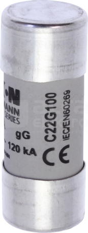 CH22x58 gG 100A 500VAC Wkładka topikowa cylindryczna