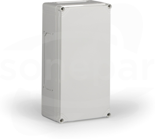 OPCP204013G.U 200x400x132 Obudowa CUBO O PC pok.szara gładkie boki