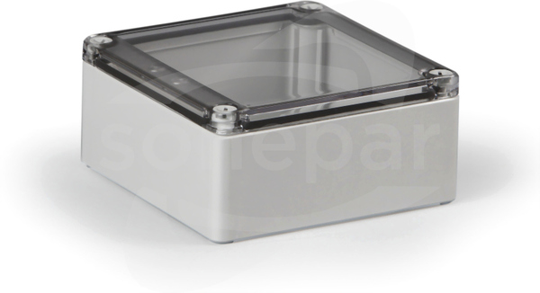 SPCP131306T 125x125x60 Obudowa CUBO S PC pok.przez