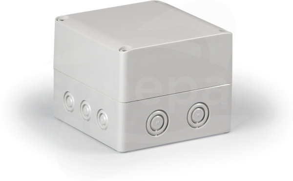 SPCK131310G 125x125x100 Obudowa CUBO S PC pok.szara