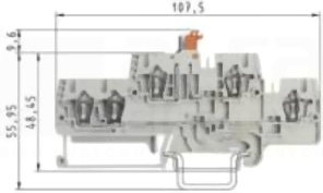 WKFN 2,5 TKM E1/35 Złącze nożowe rozłączalne