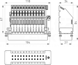 BAS SAS KR 24 4,0 50 Adapter wielopolowy