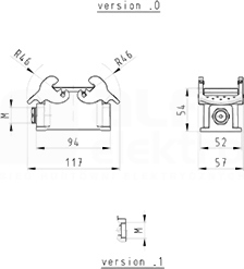 BAS GUT GC 10 M20 50 A1 Obudowa dolna