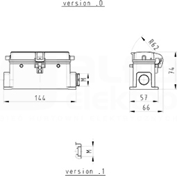 BAS GUT GG 24 M25 50 A1 Obudowa dolna