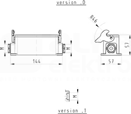 BAS GUT GL 24 M25 50 A1 Obudowa dolna