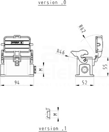 BAS GUT GS 10 M20 50 A1 Obudowa dolna