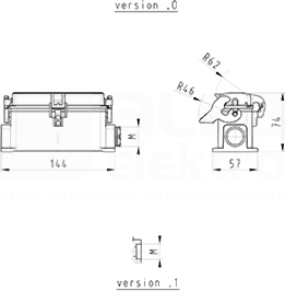 BAS GUT GS 24 M25 50 A1 Obudowa dolna