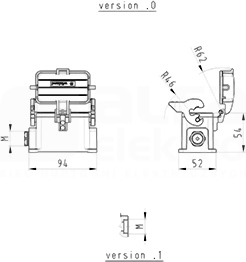 BAS GUT GT 10 M20 50 A0 Obudowa dolna