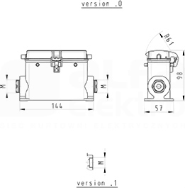 BAS GUT GF 64HM32 50 A1 Obudowa dolna