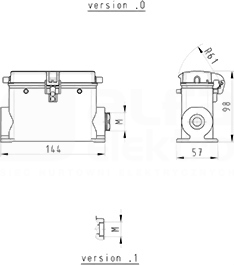 BAS GUT GG 64HM32 50 A1 Obudowa dolna
