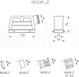 BAS GOT GA 64HM25 50 A1 Obudowa górna