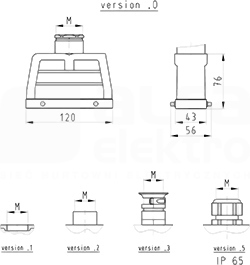 BAS GOT GC 64HM32 50 A1 Obudowa górna