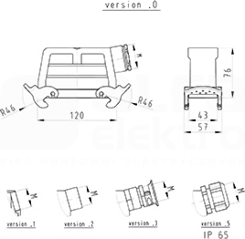 BAS GOT GD 64HM25 50 A1 Obudowa górna