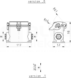 BAS GUT GR 40HM32 50 A0 Obudowa dolna