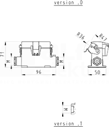 HD GUT MR 25 M25 50 A1 Obudowa dolna
