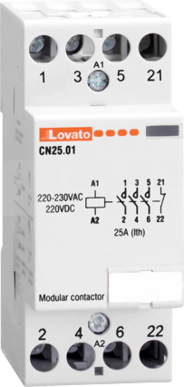 CN25.01 220/240V 50/60Hz Stycznik modułowy
