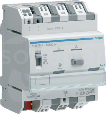 TYA661BN 600W 4-mod KNX Ściemniacz uniwersalny 1-kanałowy knx