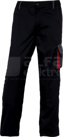 DMACHPAN czarno-czerwony 3XL Spodnie D-MACH