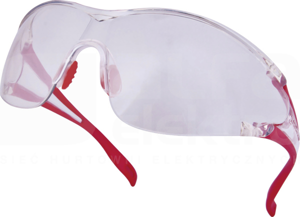 EGON LIGHT MIRROR bezbarwno-czarny Okulary