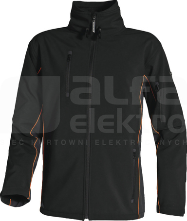 HORTEN szaro-pomarańczowy M Bluza softshell