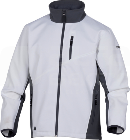 LULEA biało-szary XL Bluza softshell