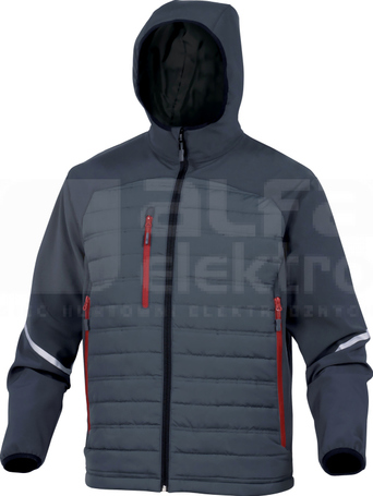 MOTION szary XXL Bluza pikowana softshell