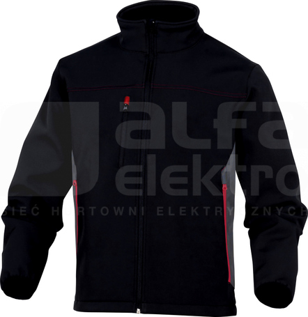 MYSEN czarno-czerwony XL Bluza softshell D-MACH