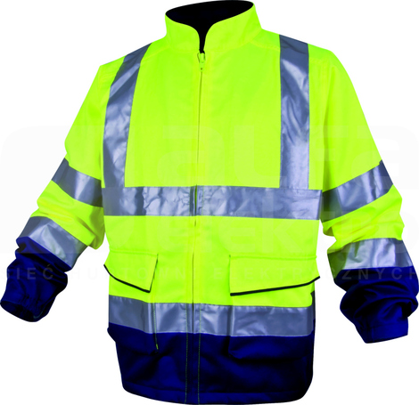 PHVES żółty fluo-granatowy XXL Bluza ostrzegawcza PANOSTYLE HV